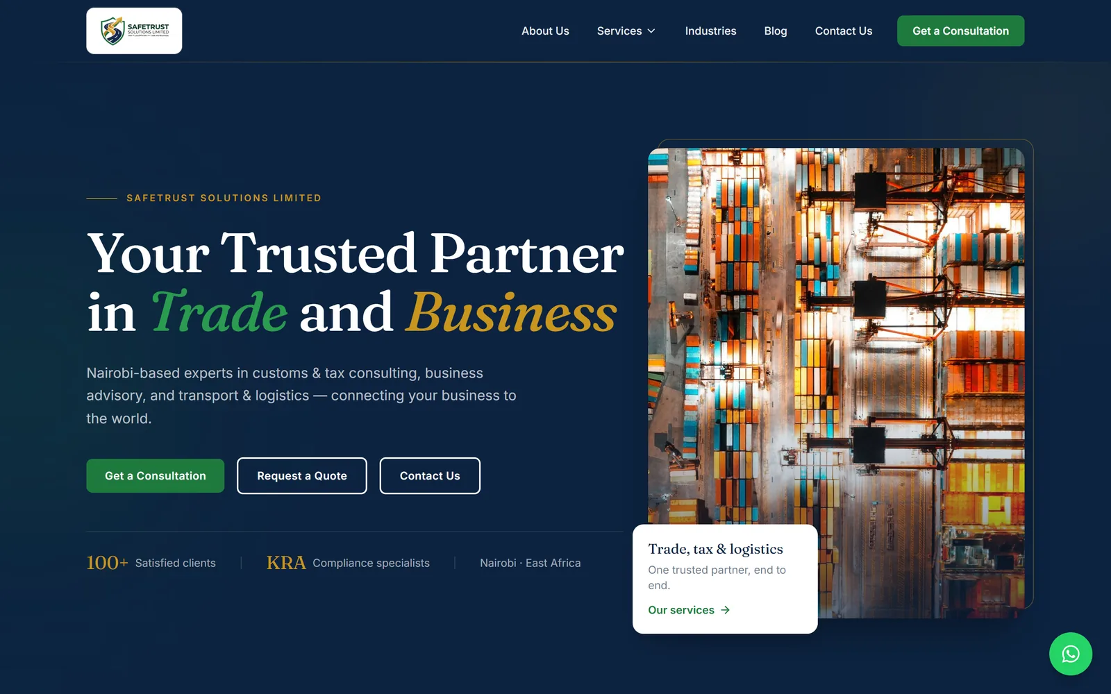 Safetrust Solutions screenshot